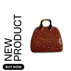 NEW Goldstone Glittery Orange Mini Handbag